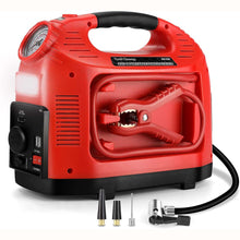 4-in-1 Jump Start with 260 PSI Air Compressor - 900A Peak Portable Battery Booster Pack