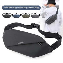 Waterproof Fanny Pack with 4 Zipper Pockets Crossbody Waist Bag