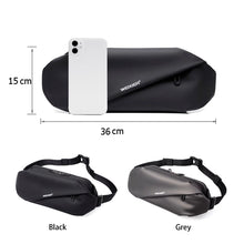 Waterproof Fanny Pack with 4 Zipper Pockets Crossbody Waist Bag