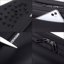 Waterproof Fanny Pack with 4 Zipper Pockets Crossbody Waist Bag