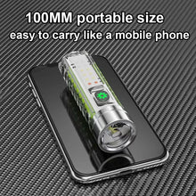 Rechargeable LED Torch Lamp with Magnet Camping COB Light Multifunction Portable