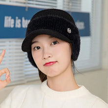 New Fashion Cool Women Warm Ponytail Earflaps Duckbill Cap Hat