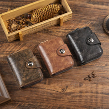 New Fashion Business Short Leather Wallet, cardholder