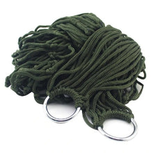 Garden Outdoor Thickened Nylon Rope Hammock Indoor Mesh Hammock Portable Simple Hammock Swing Chair
