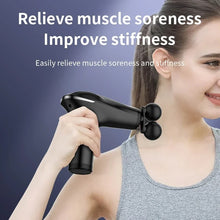Double Head Massage Gun Rechargeable Handheld Muscle Massager
