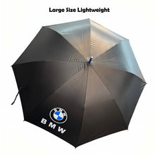 BMW-Large Golf Umbrella with Long Handle - Heavy-Duty Automatic  Windproof Umbrella