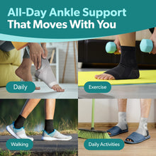 1 Pair Arch Support & Stability Ankle Compression Socks (FREE Size Stretchable)