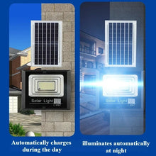 Solar LED Flood Light 100W Spotlight IP65 Waterproof with Remote Control & Adjustable for Outdoor