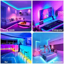 5M Smart RGB LED Strip Lights with Remote & USB | Multi-Color Changing Flexible Tape Light Kit