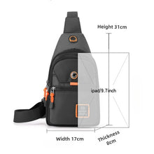 Chest Bags Outdoor Leisure Waterproof Shoulder Crossbody Bag Large Space Travel Chest Bag Men Practical Durable Sling Bag