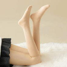 2 Pairs Women's Thickened Warm Knee Velvet Socks Thigh High Tube Stocking Socks