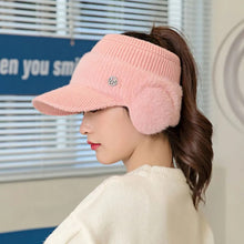 New Fashion Cool Women Warm Ponytail Earflaps Duckbill Cap Hat