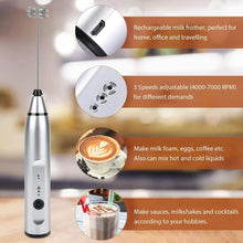 Coffee Beater 2 in 1 Rechargeable Electric Handheld Mixer | High Quality USB Milk Frother & Egg Beater