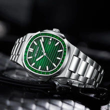 Rhinestone Men's Watch Business Casual Waterproof Quartz Wristwatch
