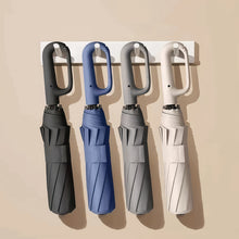 Heavy-Duty Automatic Folding Umbrella, Windproof, Heavy-Duty Durable Wind-Resistant