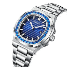 Rhinestone Men's Watch Business Casual Waterproof Quartz Wristwatch