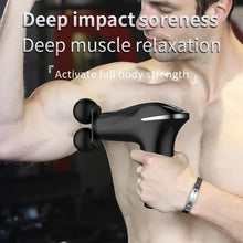 Double Head Massage Gun Rechargeable Handheld Muscle Massager