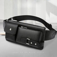Fashion Waist Bag Casual Fanny Pack Purse Large Phone Belt Bag Leather Outdoor Travel Phone Bag Men & Women