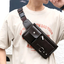 Fashion Waist Bag Casual Fanny Pack Purse Large Phone Belt Bag Leather Outdoor Travel Phone Bag Men & Women