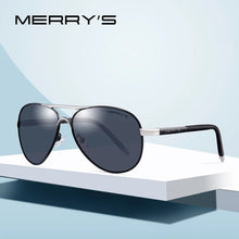 MERRY'S Men's Luxury Aviator Branded Design Pilot Sunglasses