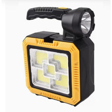2 in 1 Solar-Powered Handheld Spotlight + Tool Kit box Solar Charging Led Work Light