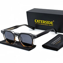 Premium Square Frame Polarized Sunglasses – Classic Black UV400 Eyewear