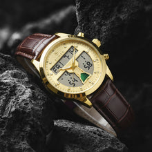 Islamic Luxury Leather Strap Wrist-Watch