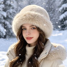 Women's Luxury Faux Winter Hat, Thickened Warm Lightweight Breathable