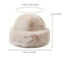 Women's Luxury Faux Winter Hat, Thickened Warm Lightweight Breathable