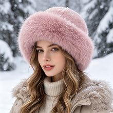 Women's Luxury Faux Winter Hat, Thickened Warm Lightweight Breathable