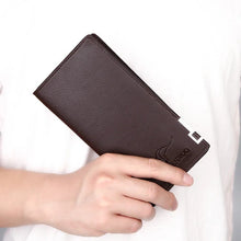 Men’s Kangroo Slim Leather Long Card Holder