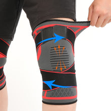 Copper Knee Brace Supports with Strap - Black Compression Sleeve, Suitable for Running, Weightlifting, Outdoor Sports