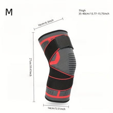 Copper Knee Brace Supports with Strap - Black Compression Sleeve, Suitable for Running, Weightlifting, Outdoor Sports