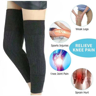 2 PCS Cashmere Wool Warm Kneecap, Knee Protector Warmer