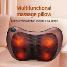 Head Massager Car Home Cervical Shiatsu Massage Neck Back Waist Body Electric Multifunctional Massage Pillow for Chair Car