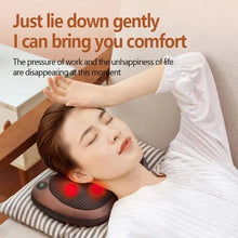 Head Massager Car Home Cervical Shiatsu Massage Neck Back Waist Body Electric Multifunctional Massage Pillow for Chair Car