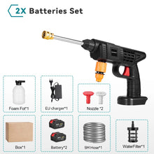 High Pressure Water Gun Cleaner Handheld Cordless Electric Spray Gun Garden Car Power Tool