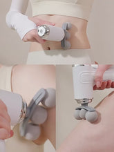 Multi functional home mini 3-head fascia gun for relaxing muscles neck membrane gun electric impact fitness equipment massager