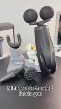 Double Head Massage Gun Rechargeable Handheld Muscle Massager