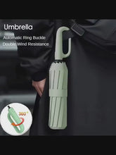 Heavy-Duty Automatic Folding Umbrella, Windproof, Heavy-Duty Durable Wind-Resistant