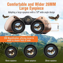 Binoculars 10X50 Prism Binoculars, High-Performance Coordinate Ranging Compass Waterproof