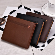 Men's Slim Leisure Business Soft PU Leather Wallet