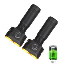 Rechargeable LED Flashlight Side-Switch Mini Light