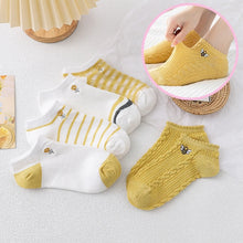 5 Pairs New Fashion Floral Print Low Cut Ankle Cute Summer Breathable Socks