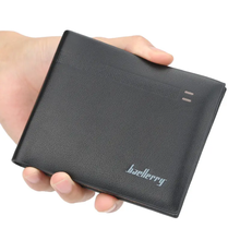 Men's Slim Leisure Business Soft PU Leather Wallet