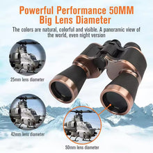 Binoculars 10X50 Prism Binoculars, High-Performance Coordinate Ranging Compass Waterproof