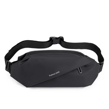 Waterproof Fanny Pack with 4 Zipper Pockets Crossbody Waist Bag