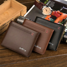 Men's Slim Leisure Business Soft PU Leather Wallet