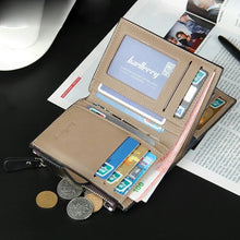 Men's Slim Leisure Business Soft PU Leather Wallet