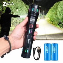 Long Range 9000-Lumens LED Rechargeable Super Bright Flashlight